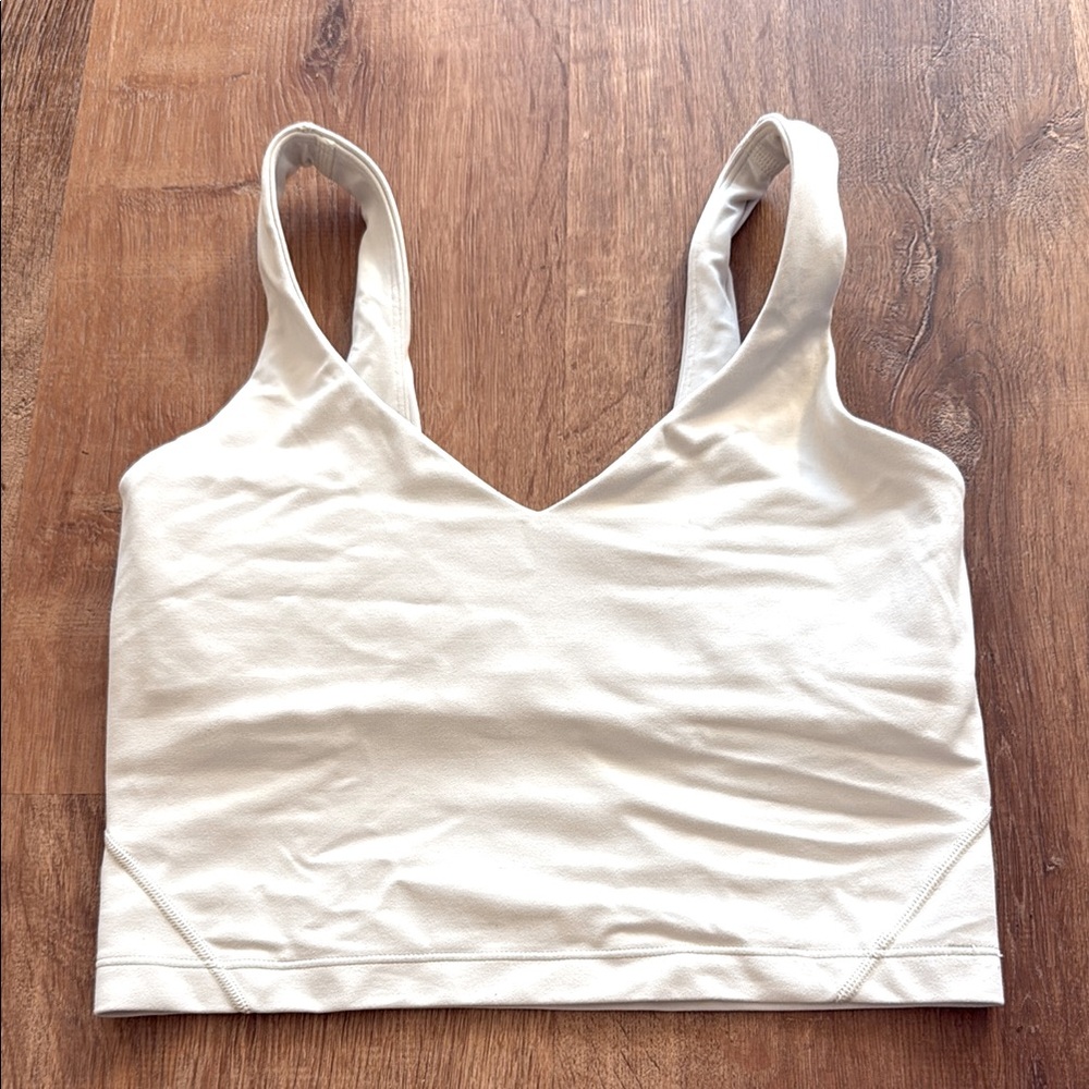 Lululemon align tank - pearl white- size 4